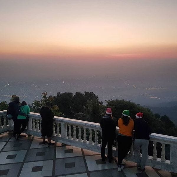 Christmas morning in Chiang Mai. Christmas morning in Chiang Mai.