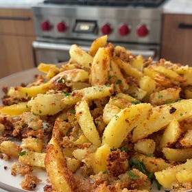 Crunchy Parmesan Potato Wedges