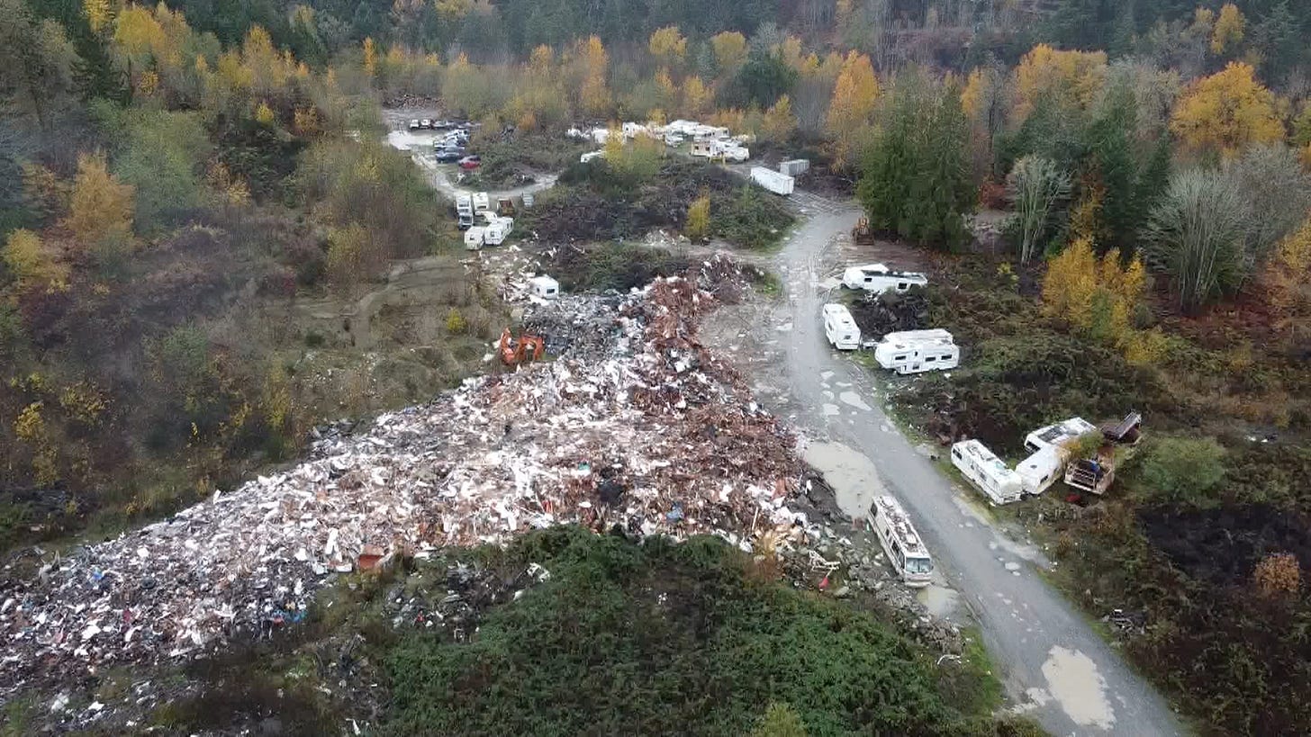 Cowichan Tribes member handed pollution prevention order over huge dumping  site - BC | Globalnews.ca