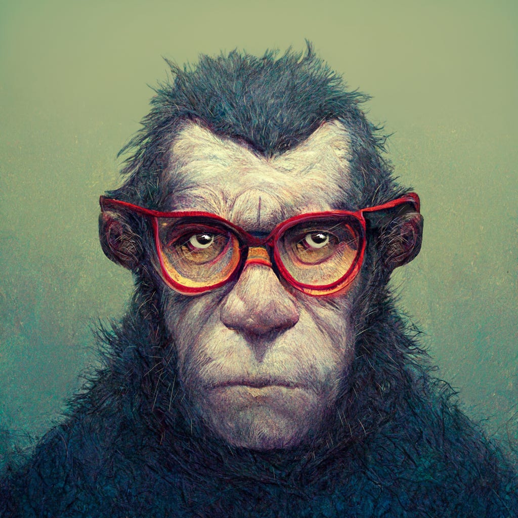The Reading Ape logo