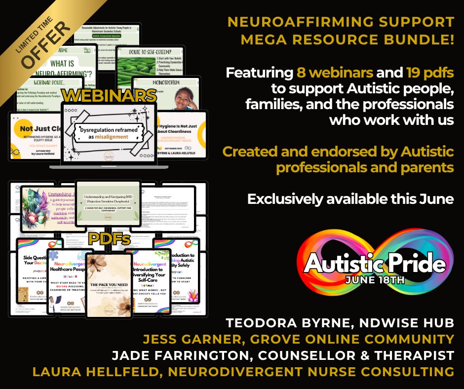 Neuroaffirming support mega resource bundle