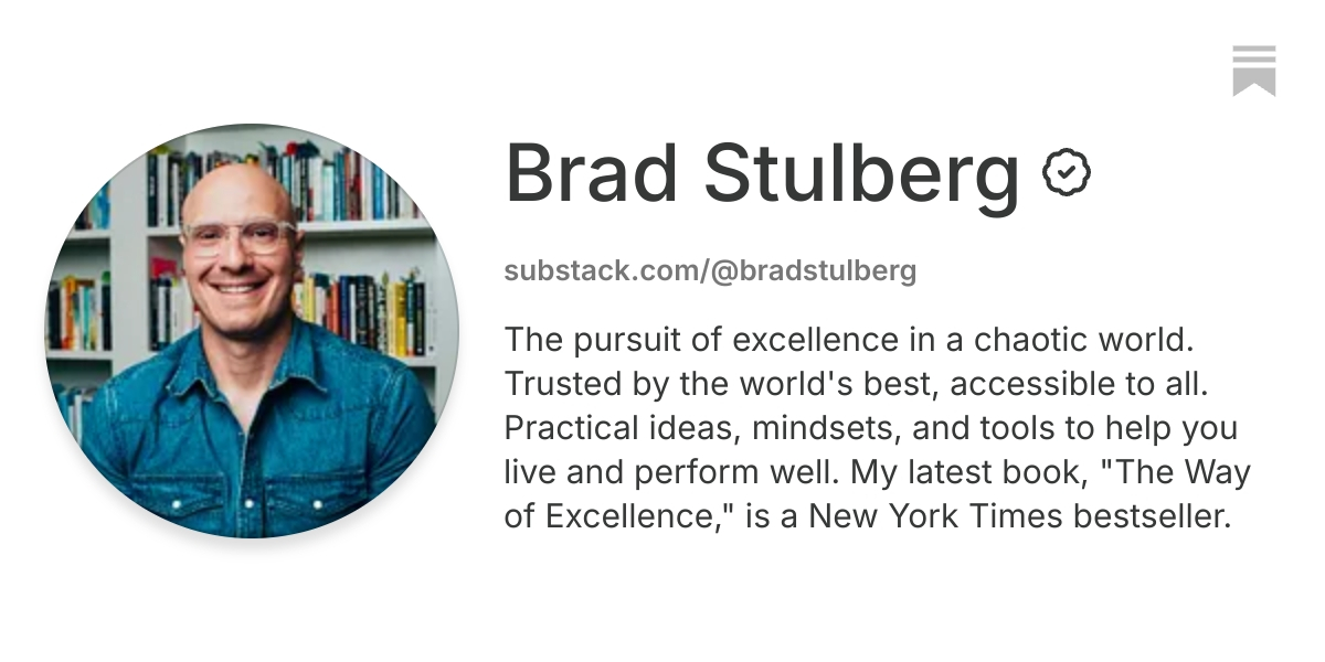 Brad Stulberg | Substack
