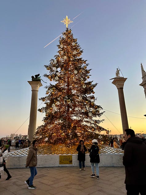 Christmas in Venice: Tree in Piazza San Marco