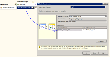 SSAS Relationship Dimension Usage Regular SSAS Relationship Dimension Usage Regular