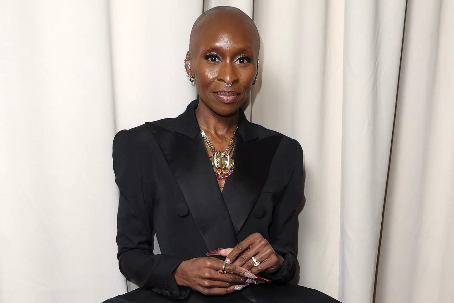 Cynthia Erivo attends the British Vogue x GQ BAFTA Fashion & Film Party st Tramp on February 16, 2025 in London, England. Cynthia Erivo attends the British Vogue x GQ BAFTA Fashion & Film Party st Tramp on February 16, 2025 in London, England.