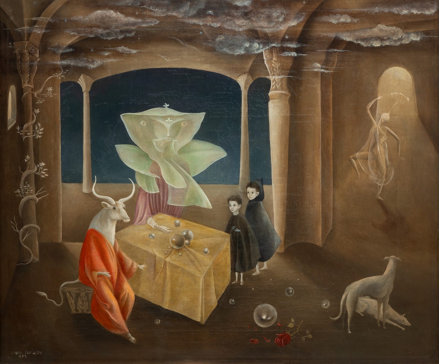 Leonora Carrington. And Then We Saw the Daughter of the Minotaur. 1953 |  MoMA