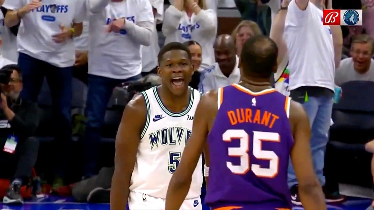 Anthony Edwards breaks internet with his trash talk at Kevin Durant