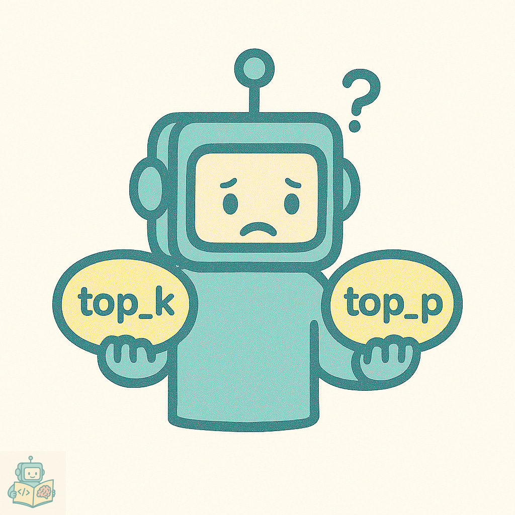 cofused between top k and top p