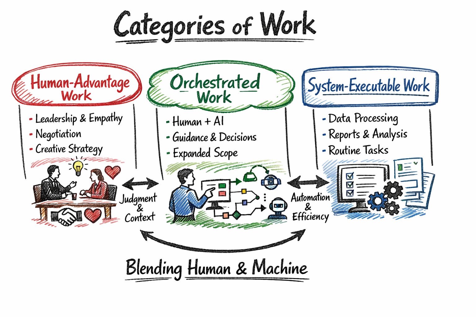 From Tasks to Outcomes: How AI Is Reshaping the Structure of Organizations