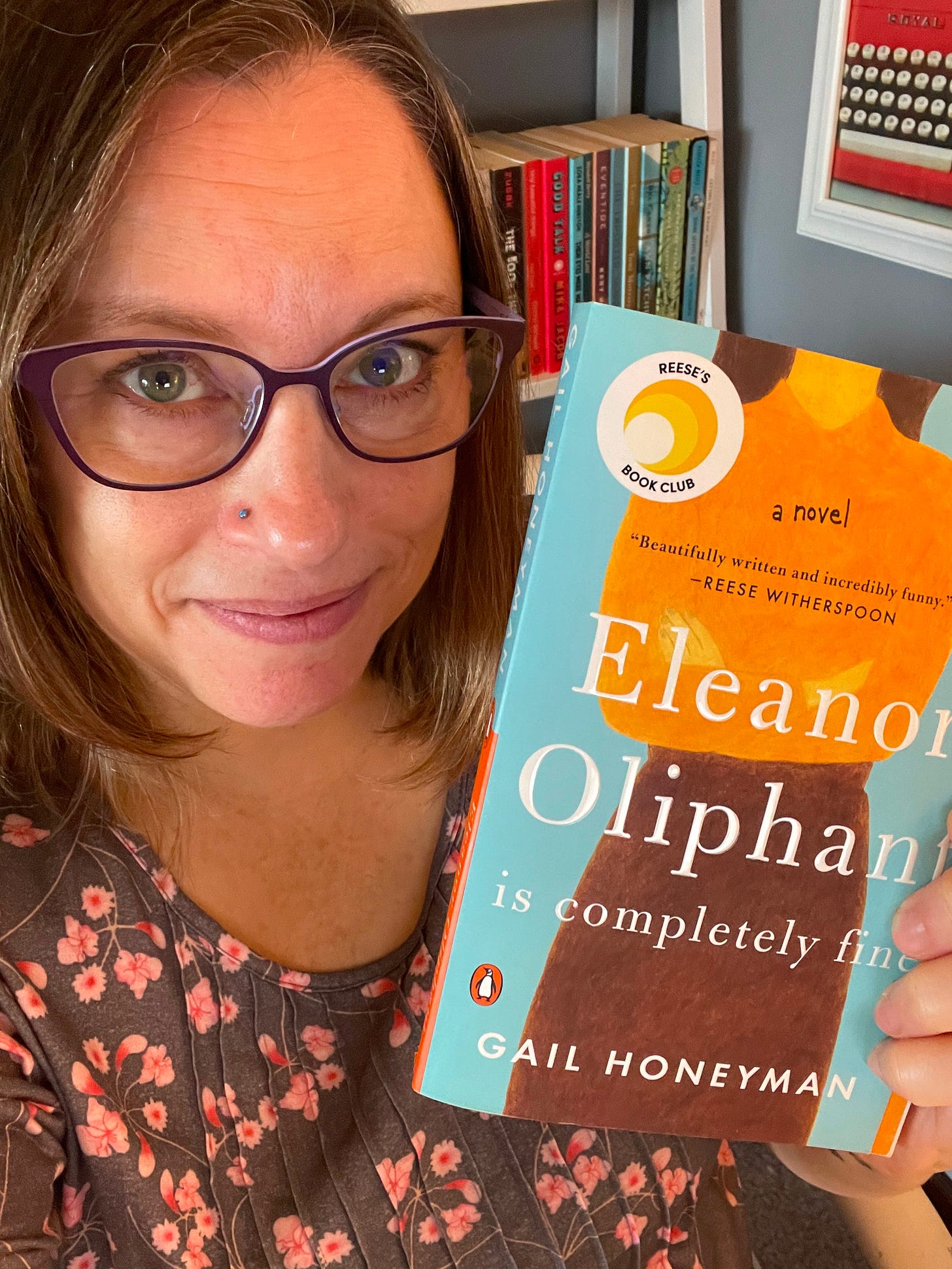 Stephanie with book
