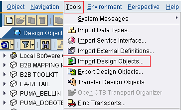 Import .tpz file to ESR using Import Design Objects Import .tpz file to ESR using Import Design Objects