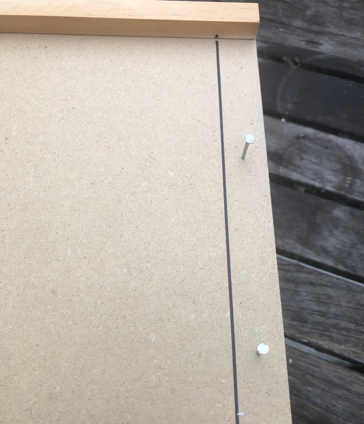 Worth the few seconds it takes to mark the width of your target board.