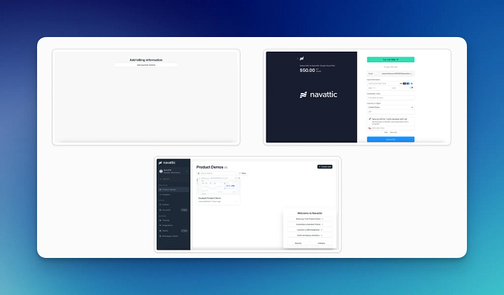 Onboarding flow