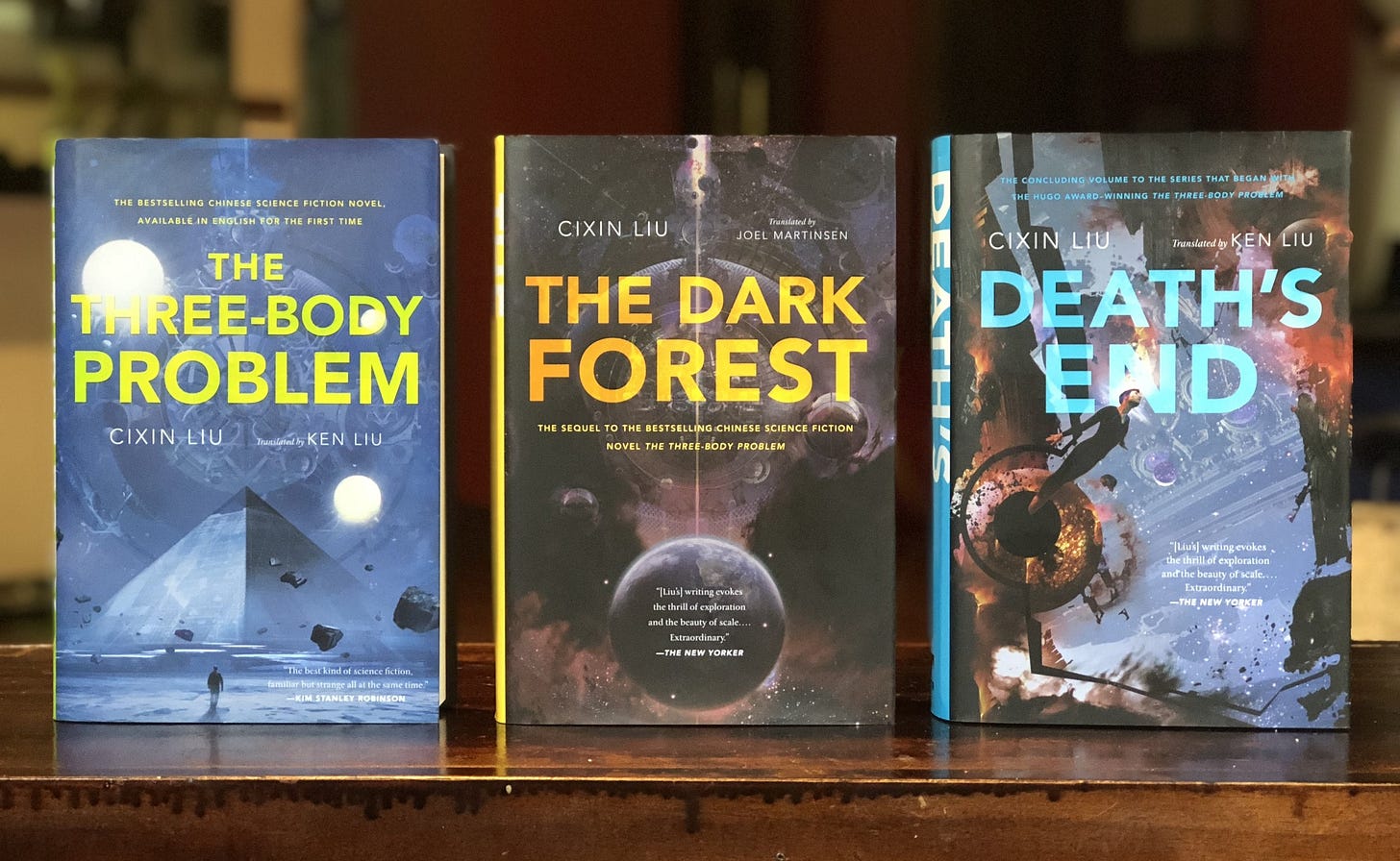 From the beginning to the end: Liu Cixin's Three-Body Trilogy — Andrew Liptak From the beginning to the end: Liu Cixin's Three-Body Trilogy — Andrew Liptak