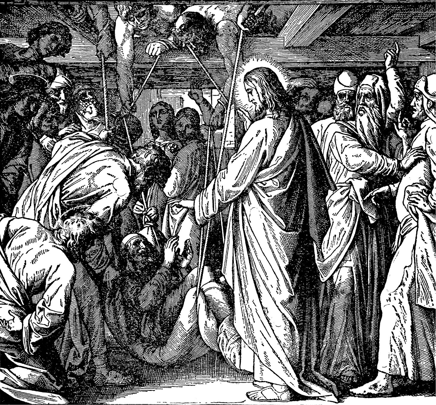 01 The Paralytic let down through the Roof - Your sins are forgiven 01 The Paralytic let down through the Roof - Your sins are forgiven