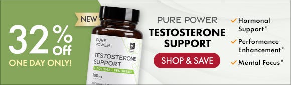 Get 32% Off on Testosterone Support
