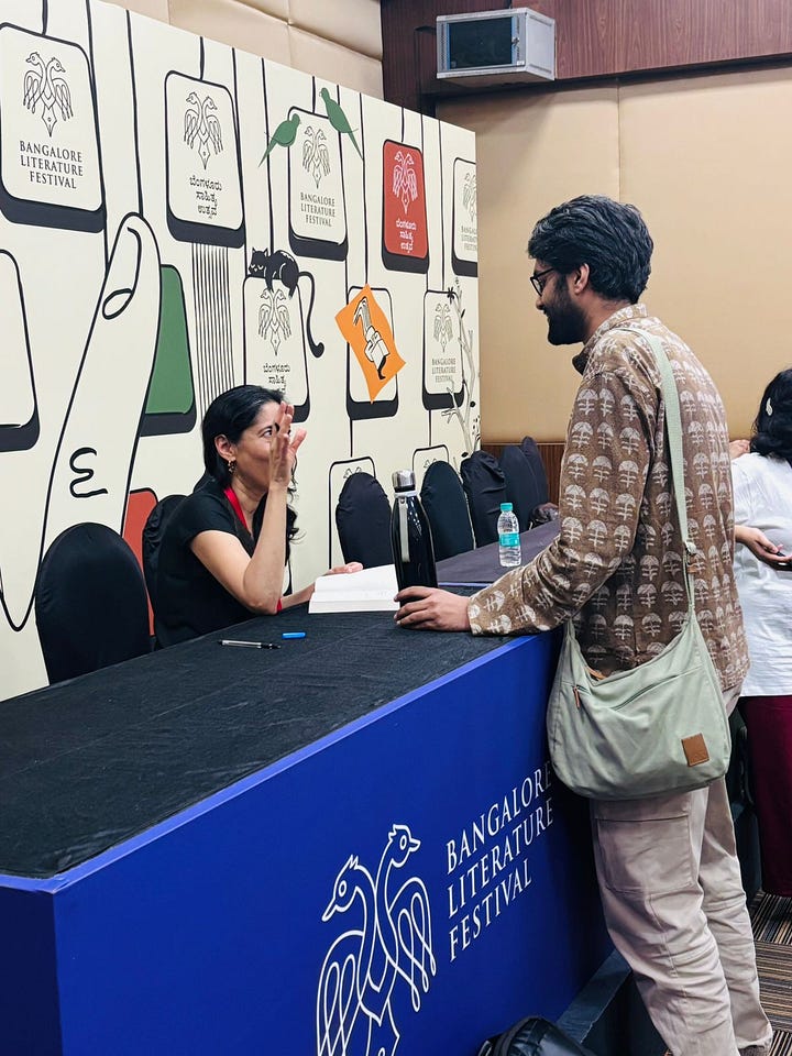 Arihant Verma in chat with Kiran Desai