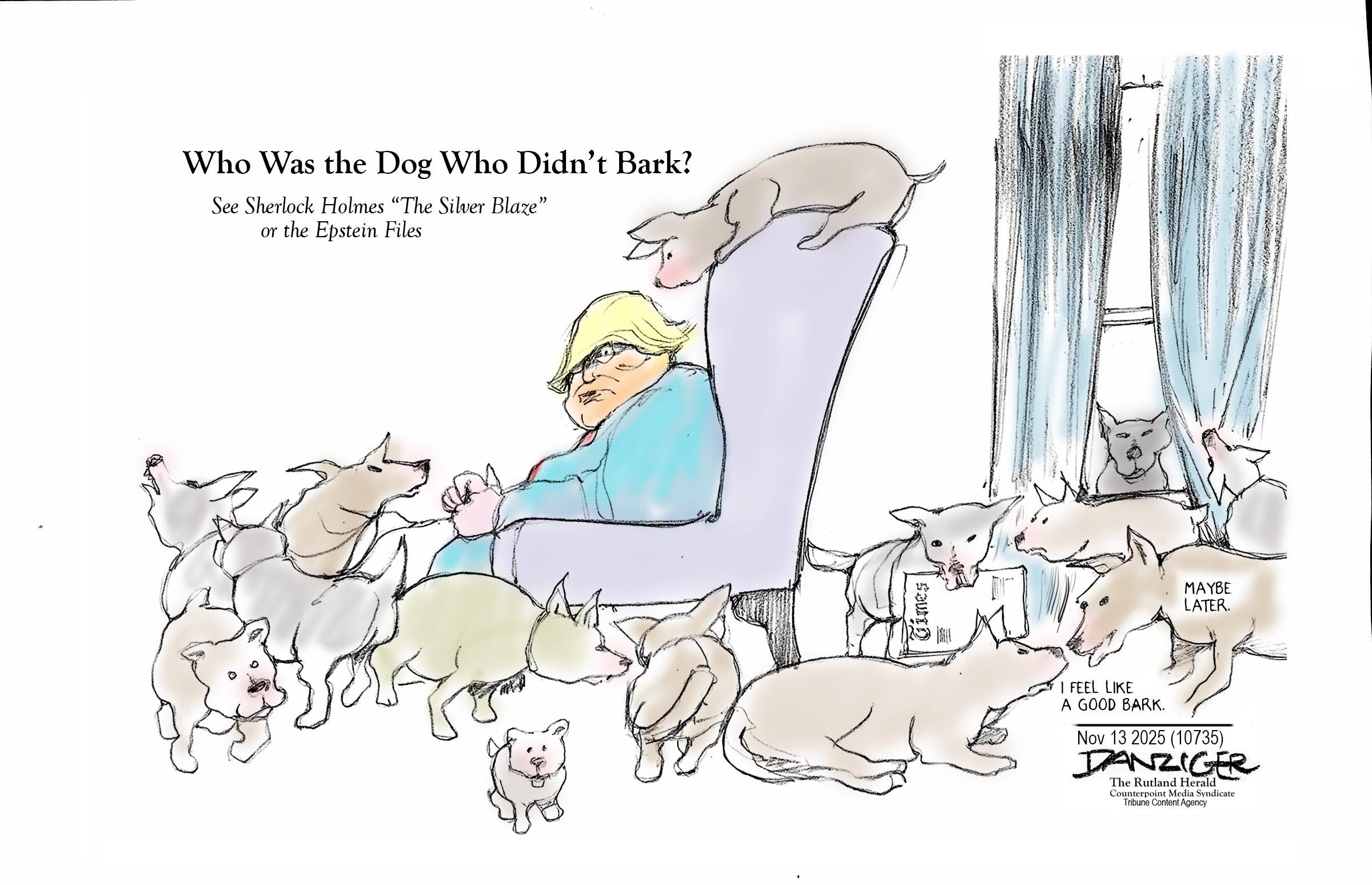Dog Bark - Jeff Danziger Substack