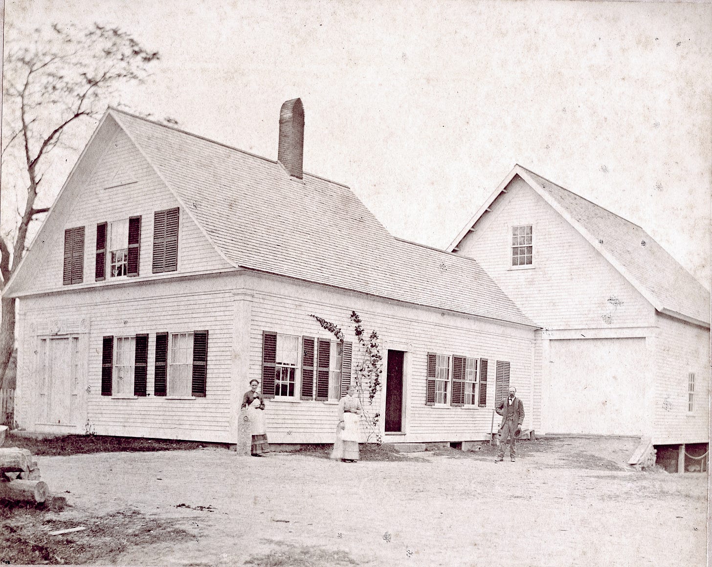 Balch family, house and barn