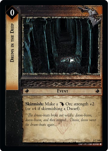Drums in the Deep (1C168) - LOTR-TCG Wiki