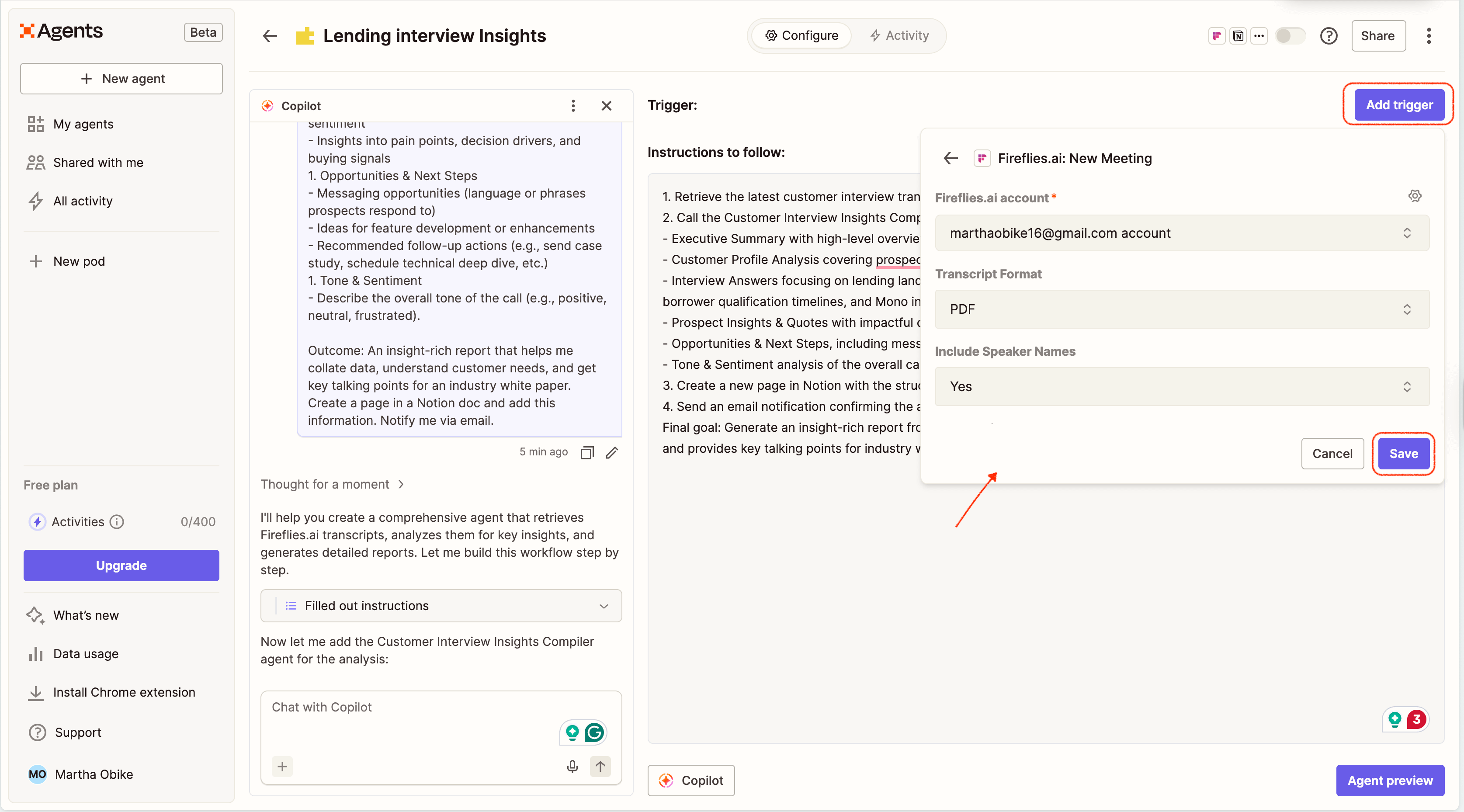 How I built an AI agent with Zapier - by Martha