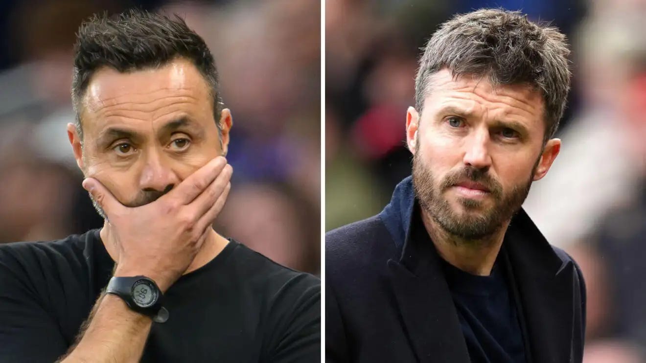 Man Utd or Tottenham? Ex-PL boss reaches decision on replacing Carrick or De  Zerbi