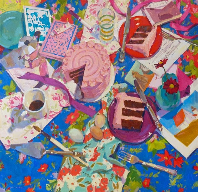 A table with food and utensils

Description automatically generated