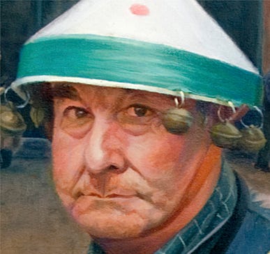 The Street Musician Venice by John Hulsey