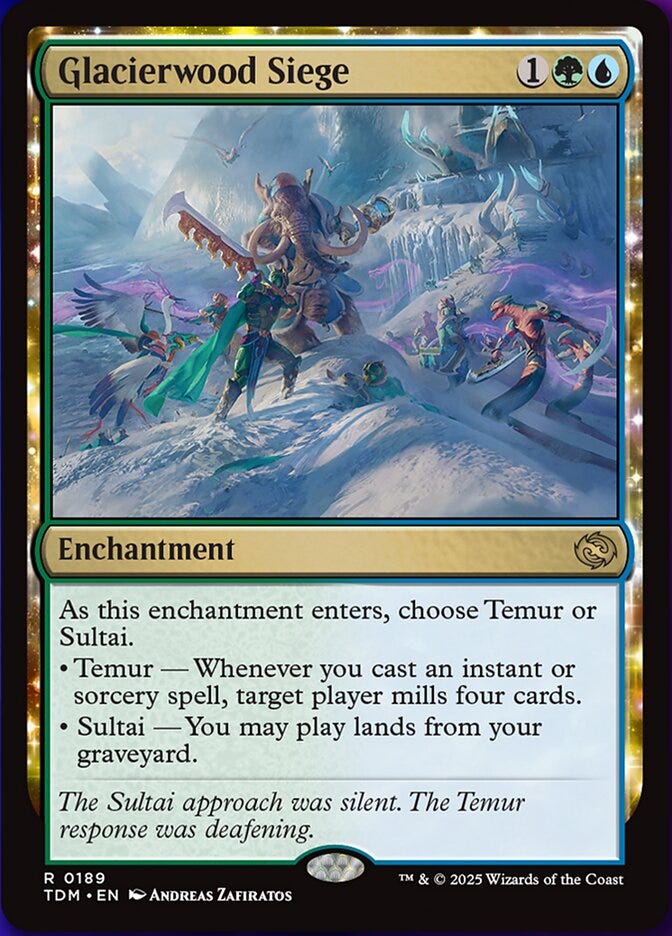 Glacierwood Siege (Tarkir: Dragonstorm #189)