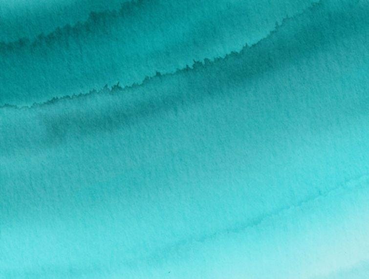 Turquoise Watercolor Background Texture, Teal Paper