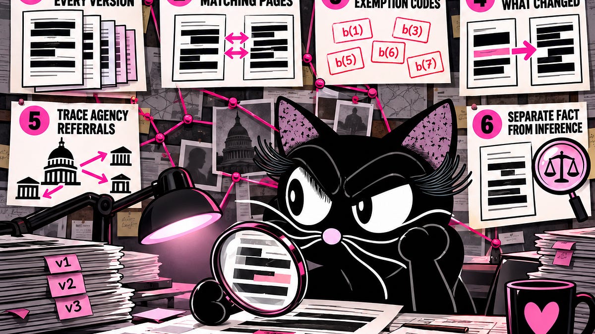 Classifying Numbers Box RSG #357: How To Reconstruct a Federal Investigation From Redaction ...