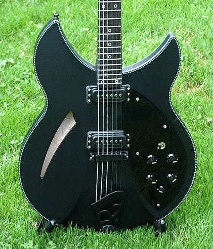 Rickenbacker 360 ブラックエレキギター Rickenbacker 360, Jetglo at Gear4music
