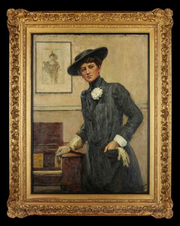 A portrait of a woman in the 1920s A portrait of a woman in the 1920s