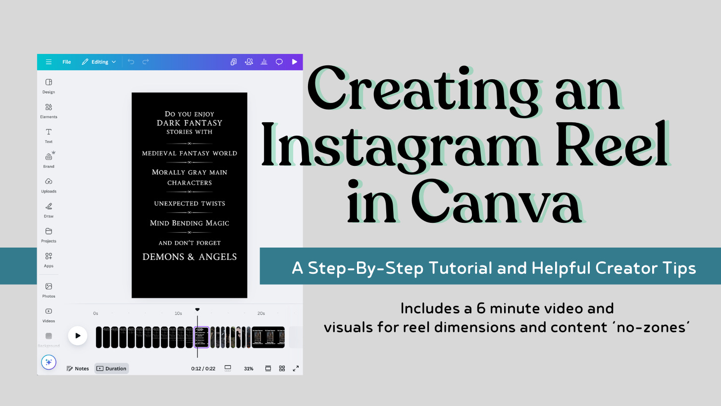 Creating an Instagram Reel in Canva - by Kimberly Grymes
