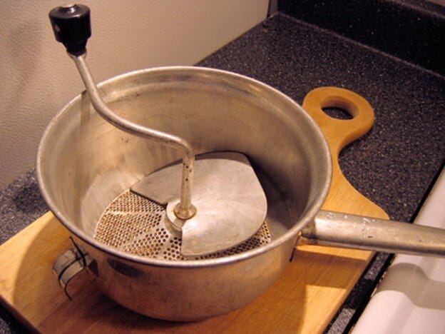 No matter how small the kitchen, valuable space is given to one of these things.