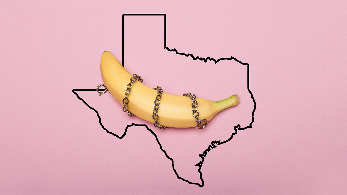 Texans Might Soon Have to Show Photo ID to Buy a Dildo Online Texans Might Soon Have to Show Photo ID to Buy a Dildo Online