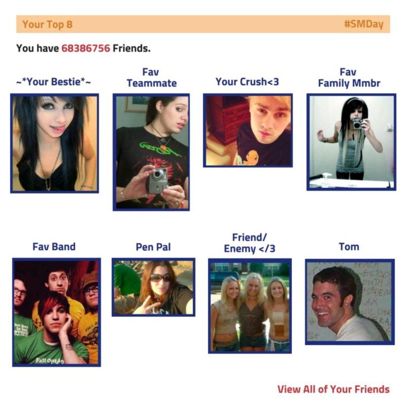 Remember top 8 on myspace and all the drama it caused lol? : r/Millennials