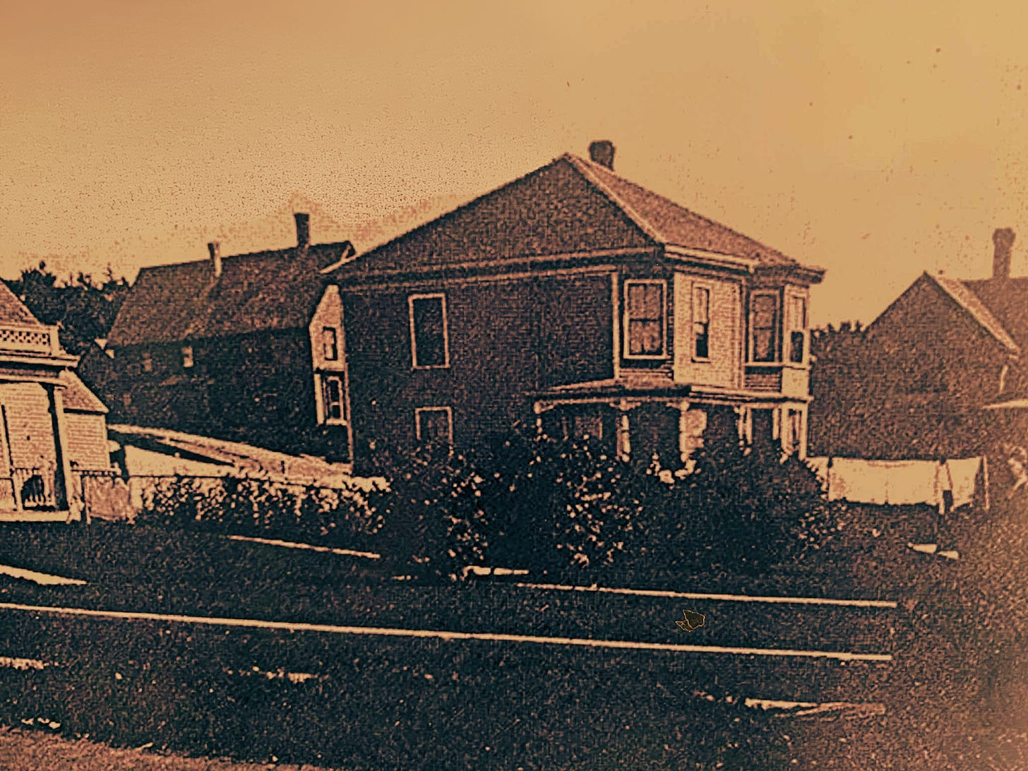 Photograph of the 1890s home courtesy of the Vinalhaven Public Library for a talk Katherine gave in October 2025, “Within These Walls: Researching the History of a Vinalhaven Home with Kate Brodt”