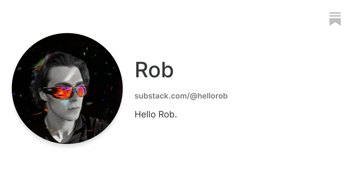 Rob | Substack