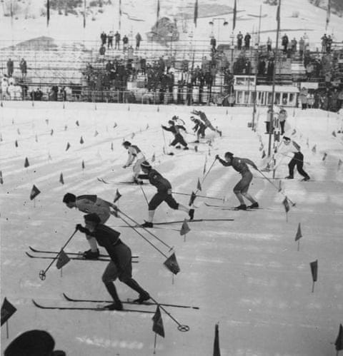 The women’s 3x5km cross-country relay event The women’s 3x5km cross-country relay event