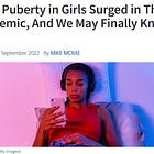 Could smartphones cause early puberty?