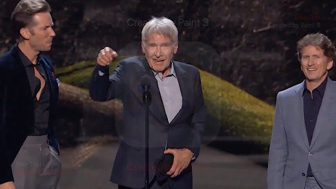 Harrison Ford Shocks The Game Awards Audience