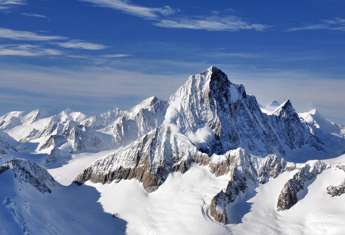 steep mountain of rock and ice steep mountain of rock and ice