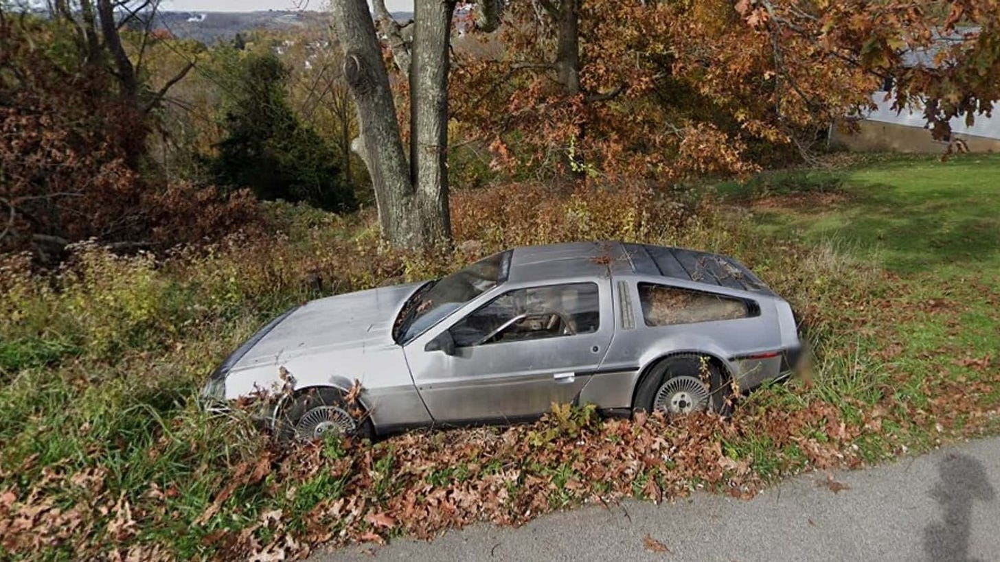 Abandoned DeLorean Found On Google Maps In West Virginia Abandoned DeLorean Found On Google Maps In West Virginia