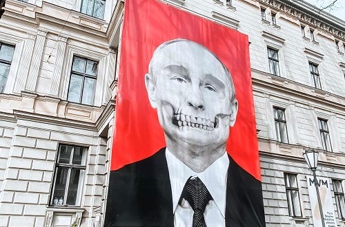Ghoulish Putin Banner