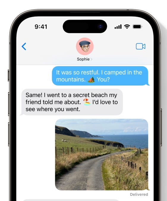 A literary history of fake texts in Apple's marketing materials