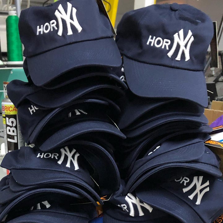 La casquette Hor-NY de @methfountain