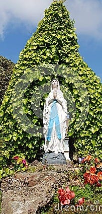 Virgin Mary Grotto Stock Photo - Image: 41003211