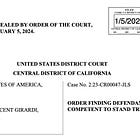 In unsealed order, Judge Staton says ex-lawyer Tom Girardi is exaggerating his mental decline