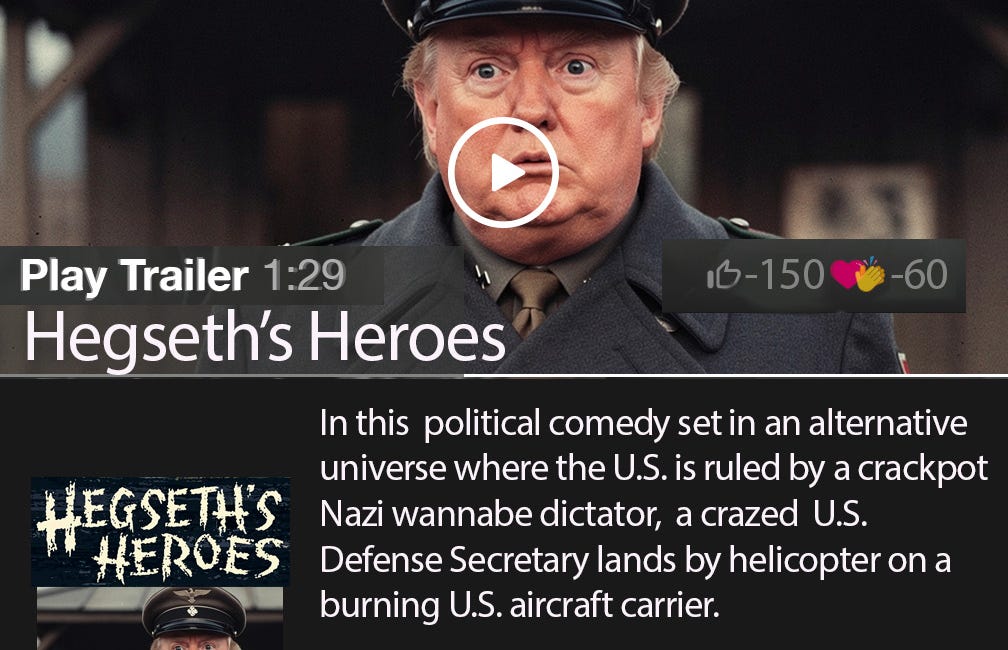 [SATIRE] Movie Review: Hegseth's Heroes
